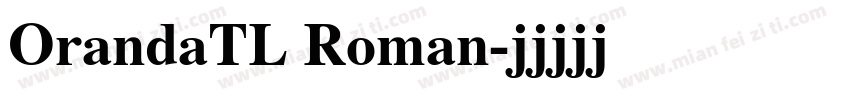 OrandaTL Roman字体转换